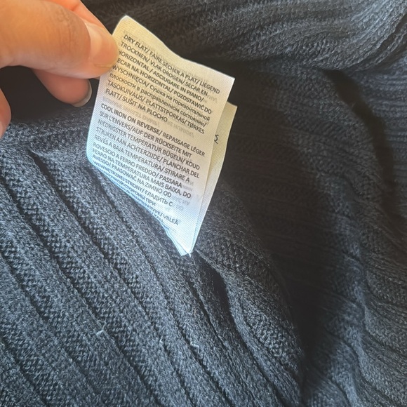 Brave Soul London: Cubo Ribbed Jumper Dress w/Side Split in Black - like new - Picture 9 of 9